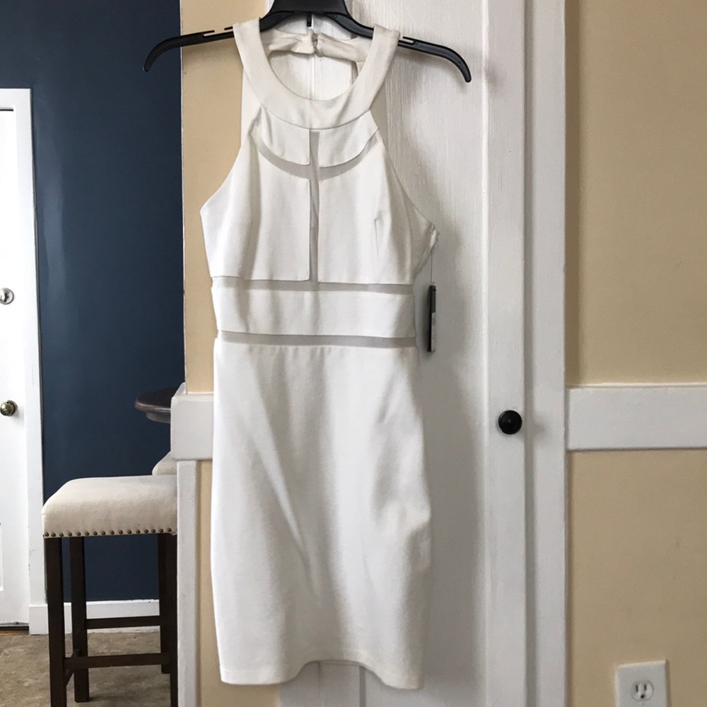 White Bodycon Dress (Guess)